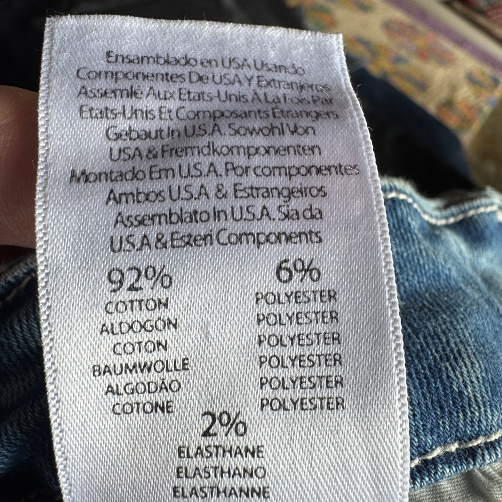 Mother The Pixie Fray Skinny Jeans Losing Control size 27 - Picture 11 of 13